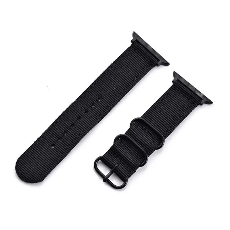 Нейлоновый ремешок для часов Apple Watch, серия 4, 40 мм, 44 мм, для iWatch 1, 2, 3, ремешок 38 мм, 42 мм, браслет на запястье, спортивный ремешок для улицы