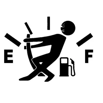 

Funny Fuel Tank Is Not Enough Oil The Fuel Tank Is Empty Safe Car Sticker Easy to Install Car Sticker