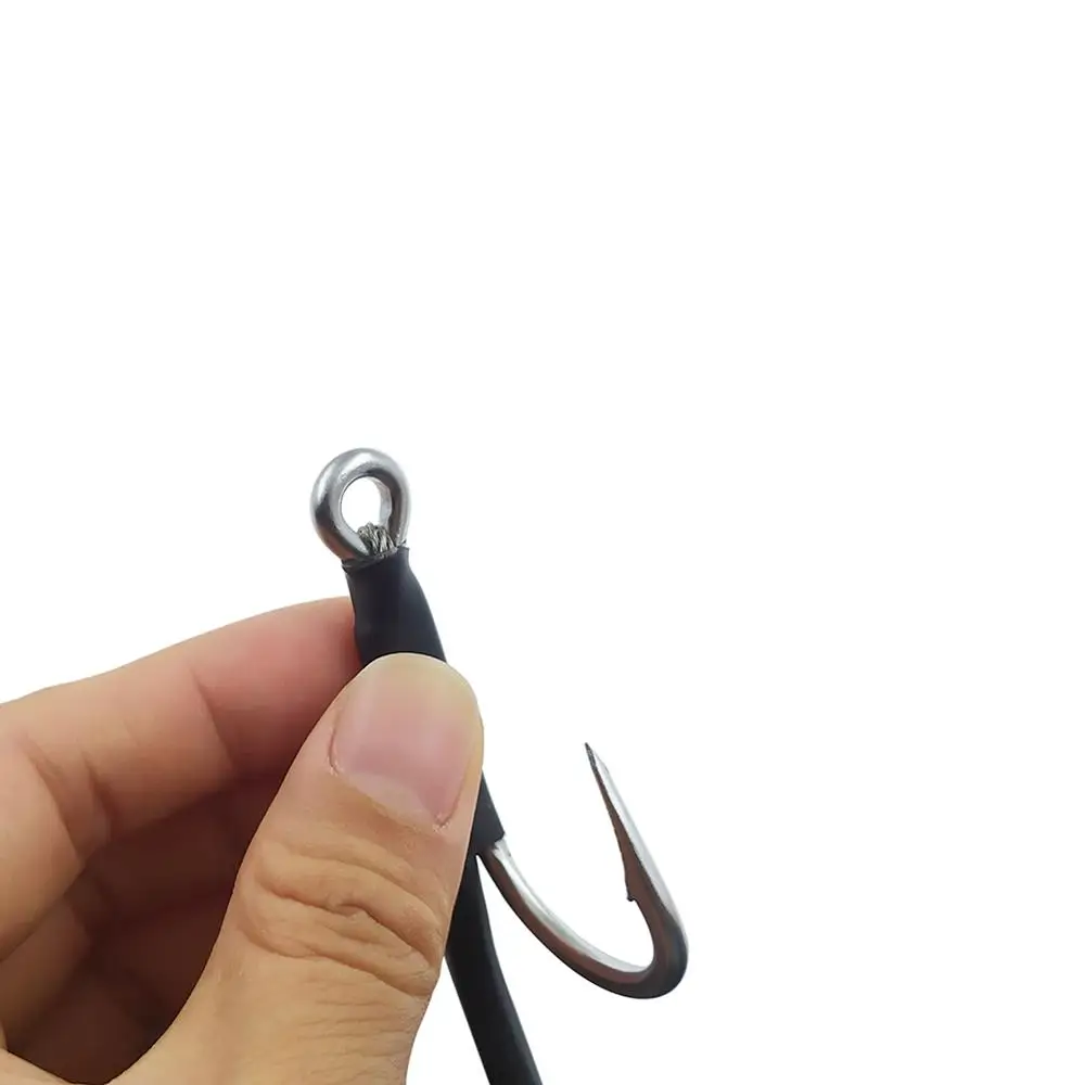 Stainless Steel Shark Fishing hooks Rigs 400LB Wire Leaders Shark