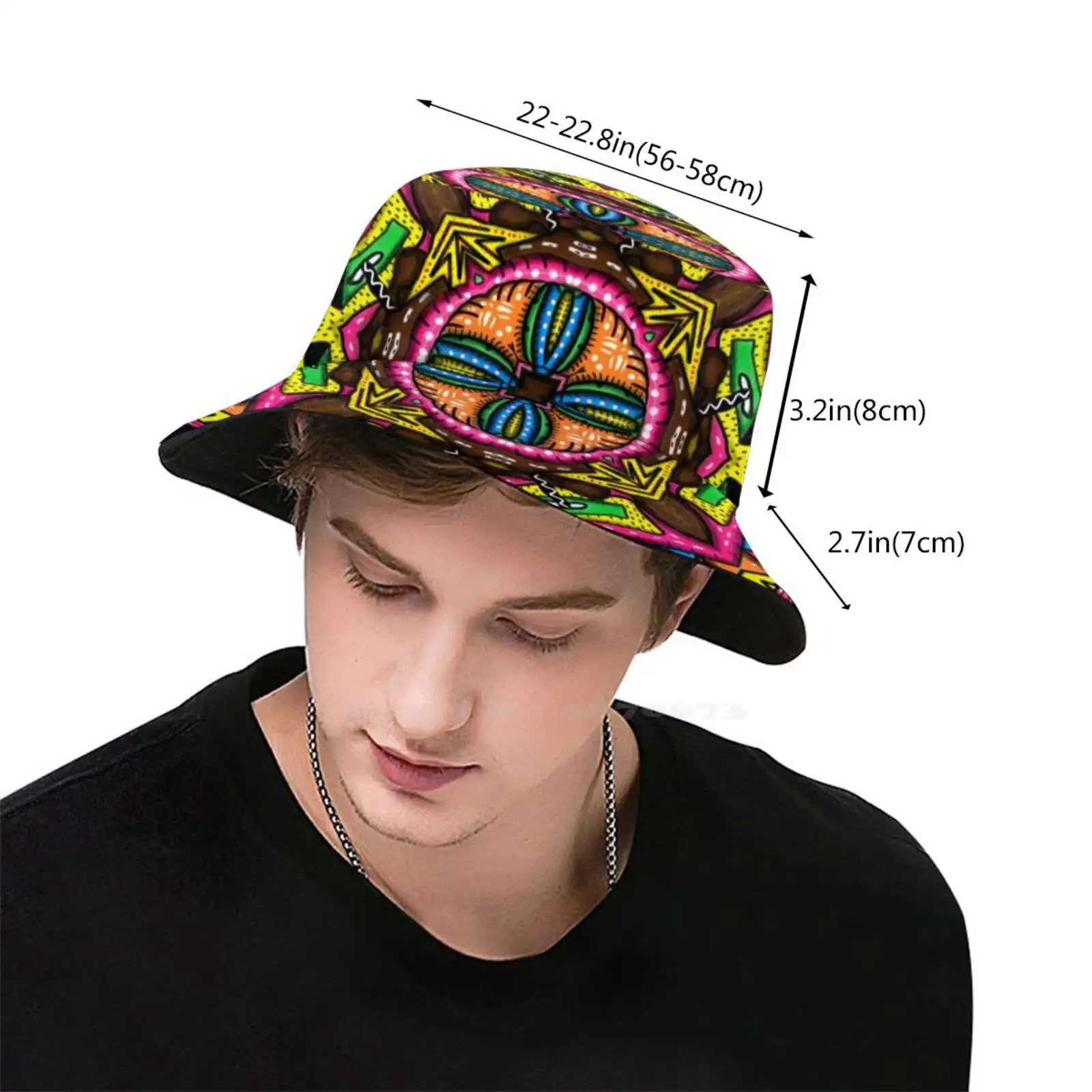 A Ripple Of Color Unisex Fisherman Hats 