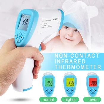 

Convenient Digital Handheld Infrared Thermometer Temperature Meter Non-contact Forehead Measuring Adult/Baby FP8