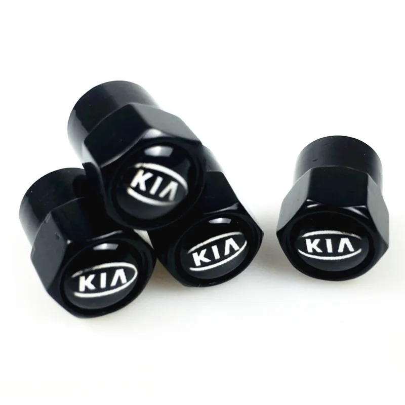 

4X Wheel Tire Parts Valve Stem Caps Cover For Kia Ceed Rio Sportage R K3 K4 K5 Ceed Sorento Cerato Optima 2015 -2019 Car Styling