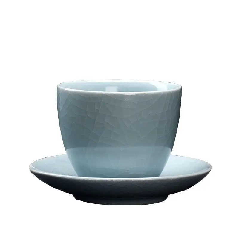 

1 Pcs Chinese Ceramic Tea Cup Ice Cracked Glaze Cup Kung Fu Teaset Small Porcelain Tea Bowl Teacup Drinkware Accessories