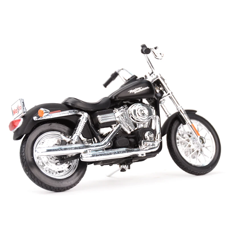 Maisto 1:18 Harley-Davidson 2006 FXDBI Dyna Street Bob Die Cast Vehicles Collectible Hobbies Motorcycle Model Toys 3