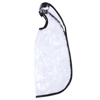 

Salon Tool PVC Professional Patient Elderly Shampoo Rinse Washing Coloring Hair Funnel Hairdressing Gown Cape Barber Transparent