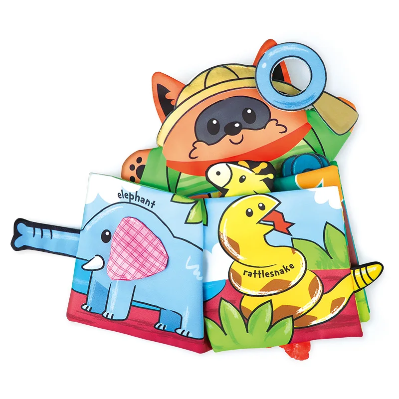 

Montessori Book for Toddlers 0-12 months 3D Soft Cloth Book for Baby Quiet Book for Kids Early Learning Educational Bath Toys