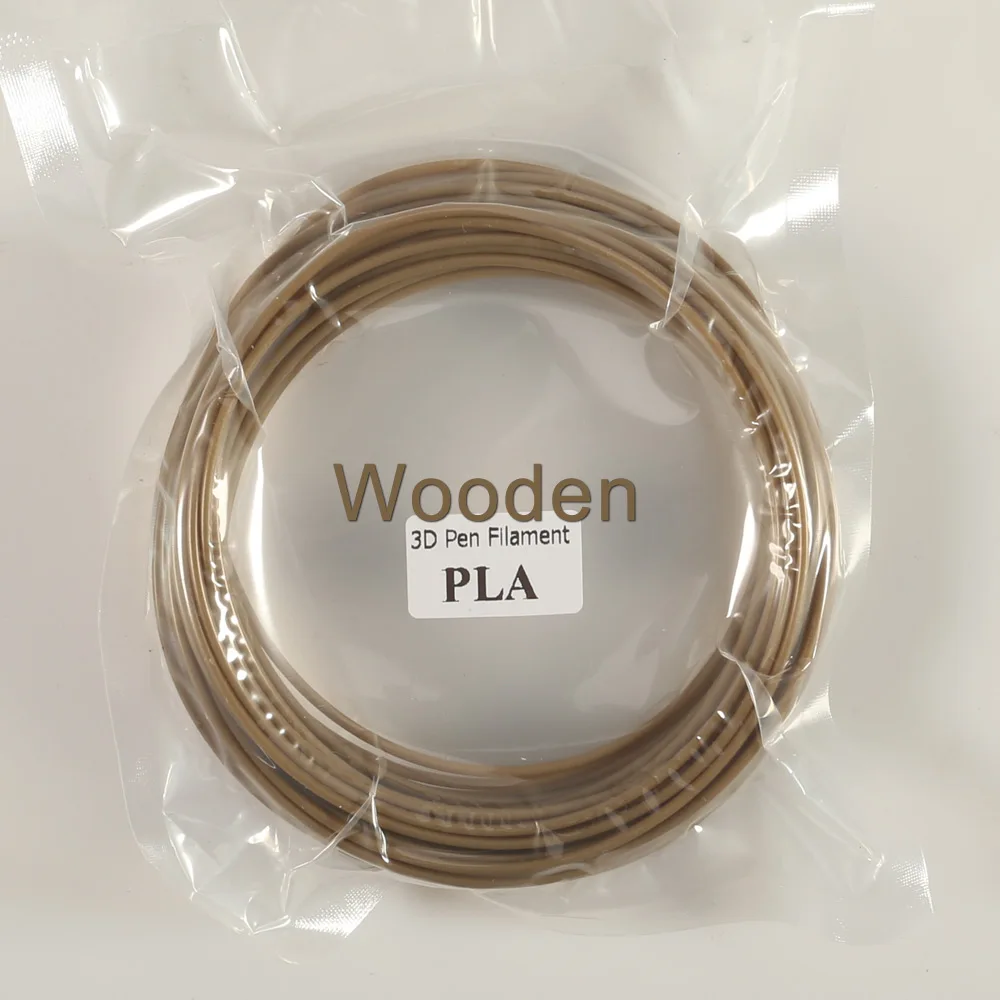 3D-принтер PLA Filament 1,75 мм 10 м красочные печатные материалы для 3d печати ручка - Цвет: wooden