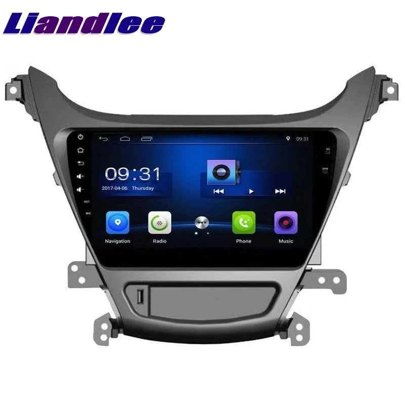 Top For Hyundai Elantra 2013~2015 NAVI LiisLee Car Multimedia Player GPS Maps WIFI Audio CarPlay Accessories Radio Navigation 3