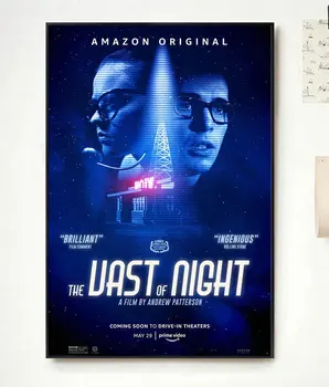 

NP078 The Vast of Night Movie Classic Film Fashion Trend Beautiful home Art Decor Silk Poster Wall Sticker Deco Gift