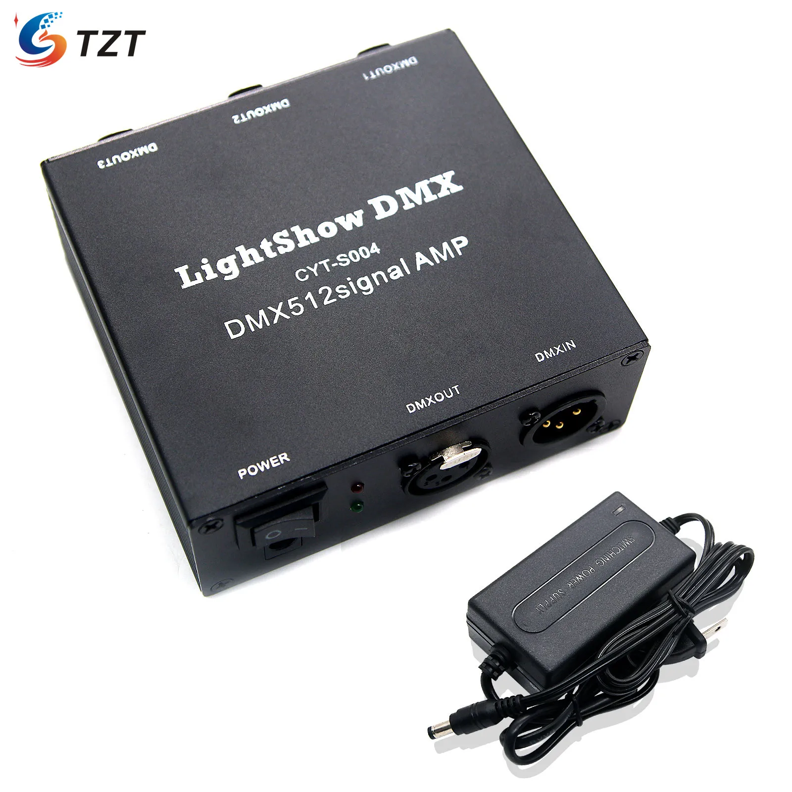 TZT USB DMX512 светодиодный светильник DMX-сценический усилитель сигнала изоляции AMP