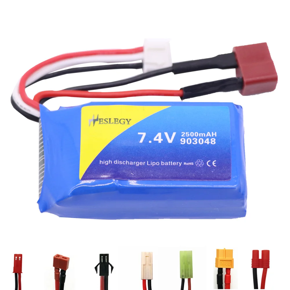 Аккумуляторная батарея Lipo 7 4 В 2500 мА · ч для WLtoys 903048 беспилотника