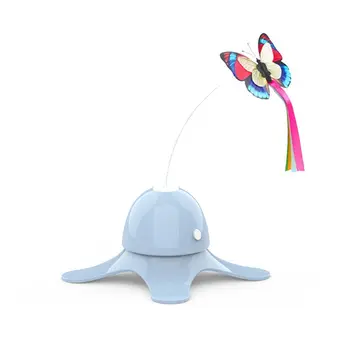 

Interactive Cat Toys for Indoor Cats with 360° Auto Rotating Feather & Ringing