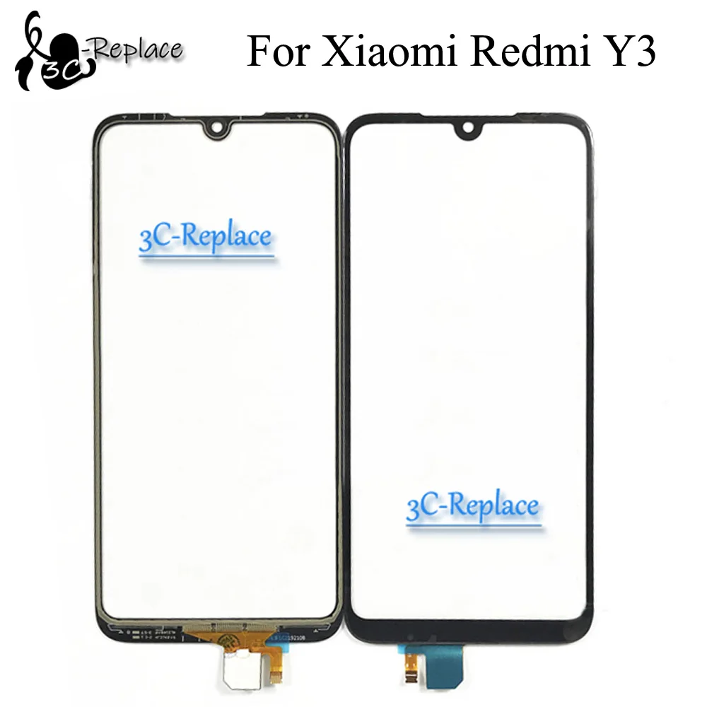 Протестированный 6,3 дюймов для Xiaomi Redmi Y3 Global M1810F6G M1810F6I сенсорный экран дигитайзер замена стеклянных линз