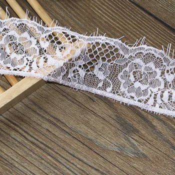 

3 yard 6 cm wide light pink lace fabric DIY eyelash lace garment textile decorative fabric