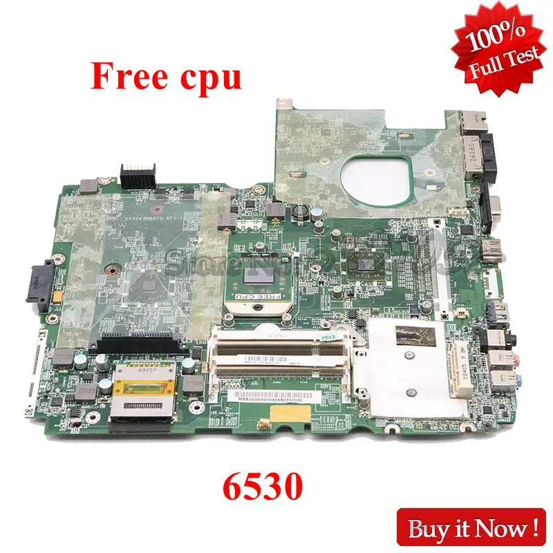 Материнская плата NOKOTION MBAUQ06001 MB. Auq06001 DA0ZK3MB6F0 для ноутбука Acer aspire 6530 DDR2 Бесплатный