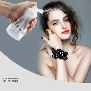 

NEW 180ml Portable Travel Clear Powder Atomizer Bottle Refillable Sprayer Container Q0KD