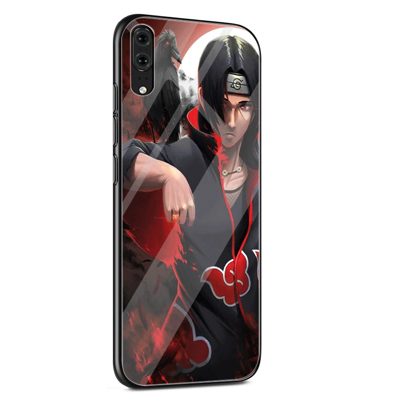 Чехол для телефона Стекло для huawei Honor Коврики 20 7A Pro 9 10 P30 P20 P10 Lite рro Y6 Y9 8X крышка героя аниме «Наруто Аниме