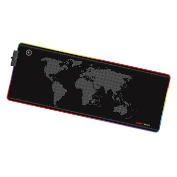 

RGB Mouse Pad - LED Illuminated - USB Wired Game Mousepad for Gamer, Non-Slip