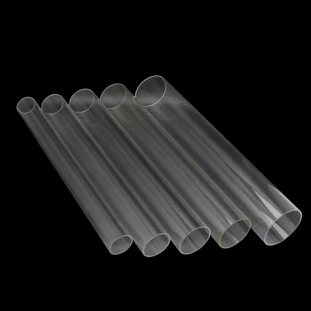 Plastic Tube 1 Pc 48~50cm Length 50/60/70/75/90mm Highly Transparent Acrylic Pipe Fish Tank Aquarium Irrigation Pipe Tube