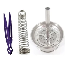 23 см из нержавеющей стали для кальяна угольные щипцы 110 мм наргиле шланговая пружина для кальян наргиле для чаши для кальяна полка для кальяна