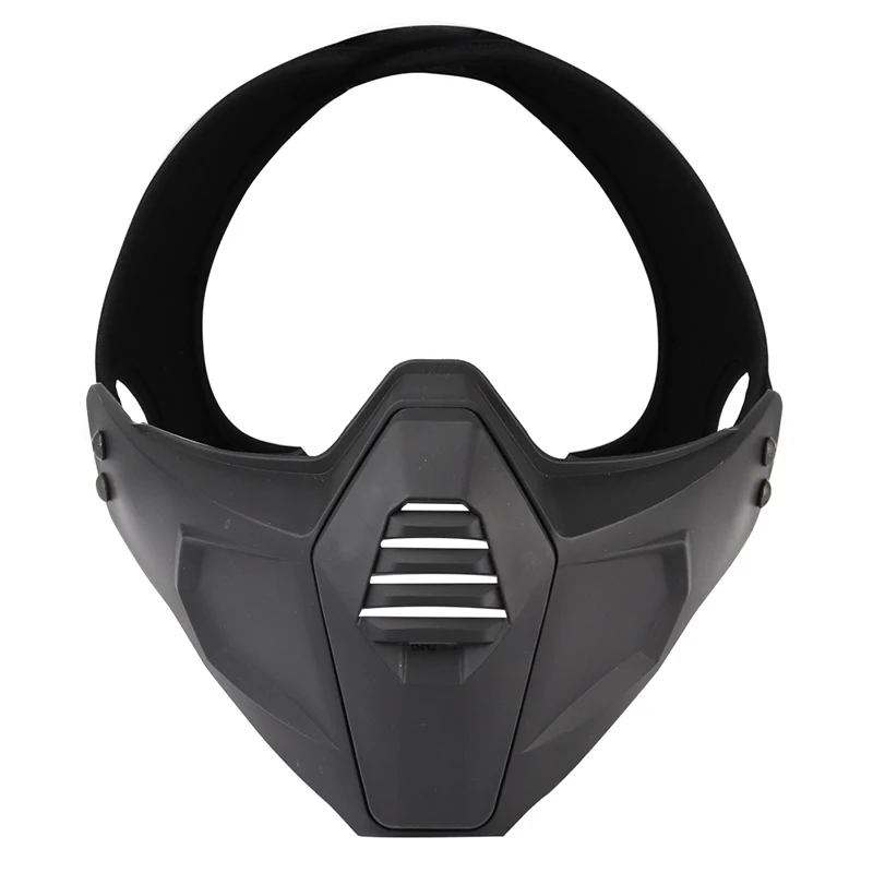 IDOGEAR Tactical Half Face Mask For OC Style Helmet Rail Airsoft Mask
