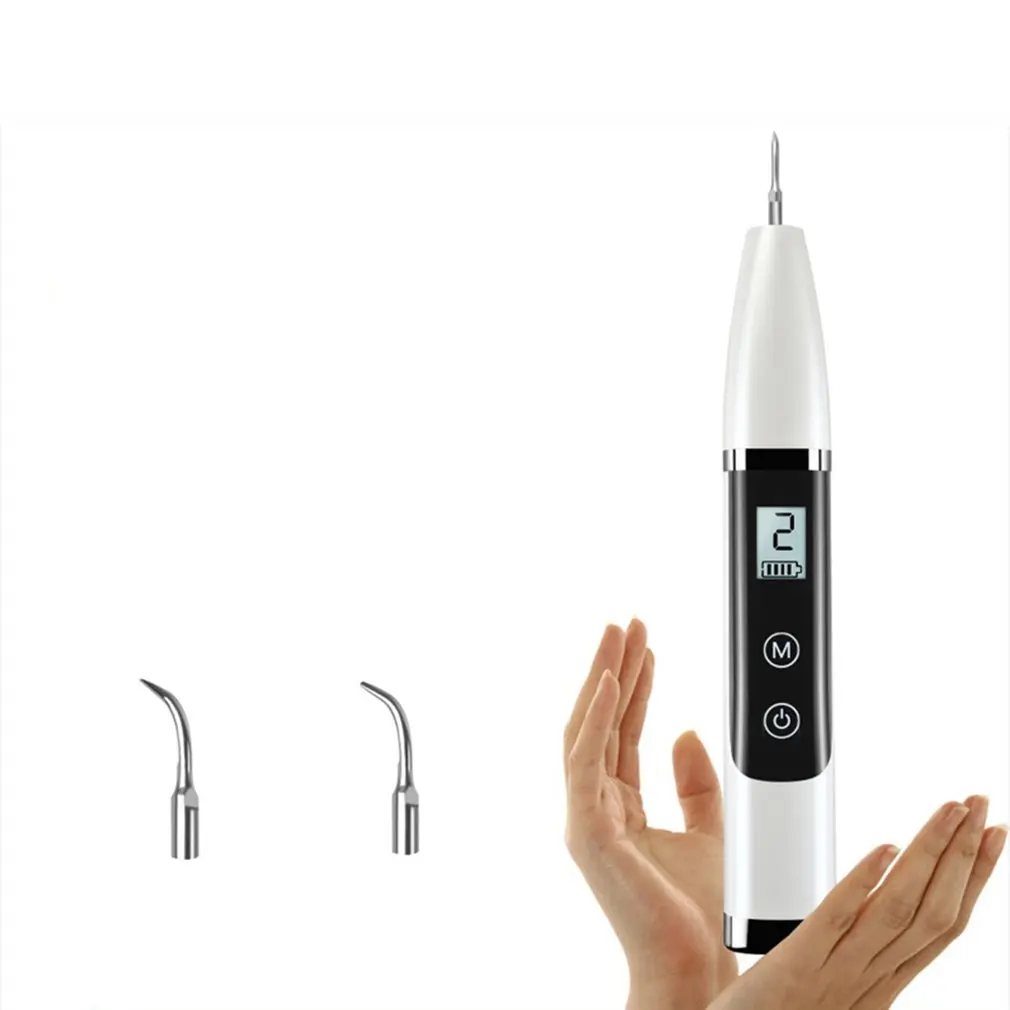 

Electric Light Scaler Ultrasonic Household Scaler Yellow Tooth Smoked Calculus Remover Tooth Cleaning Instrument