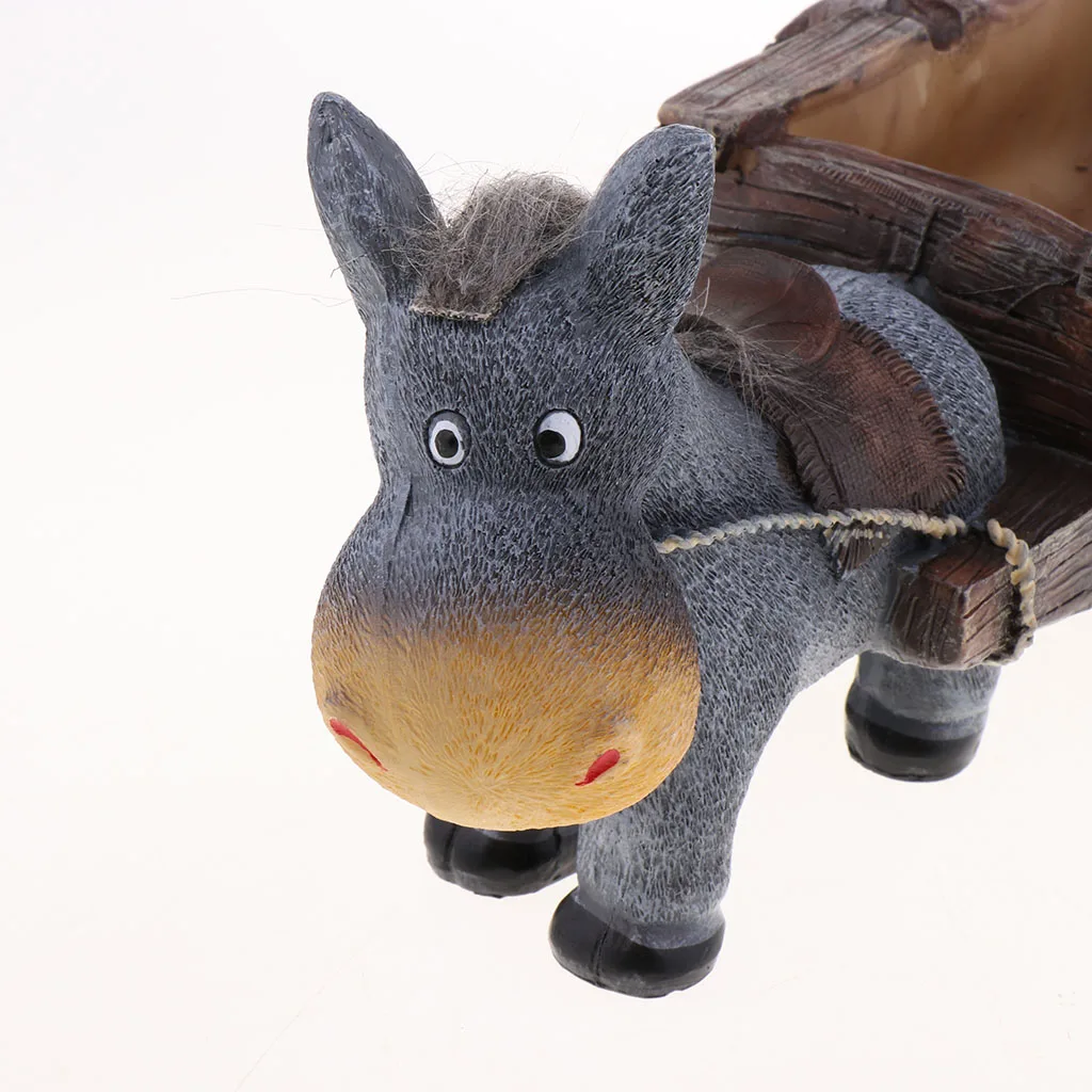 Donkey Shaped Cigarette Cigar Ashtray Tabletop Ash Tray Small Items Container Holder Resin