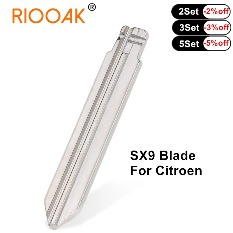 

10 шт. KEYDIY полотно дистанционного ключа KD VVDI Uncut Flip Blank SX9 для Citroen Elysee