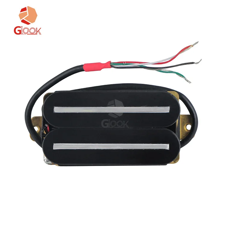 Electric Guitar Large Double Track Double Vibration Pickup Double Coil Duplex Two-Track Can Cut Single Musical Instrument Parts