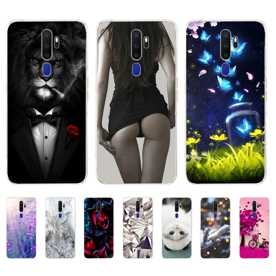 Популярный чехол для Oppo A9 A5 2020 из мягкого ТПУ крутой телефона задняя крышка