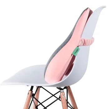 

Comfort Waist Cushion Pillow Support Memory Foam Pain Relief Back Pillow Computer for Office Chair Car Seat