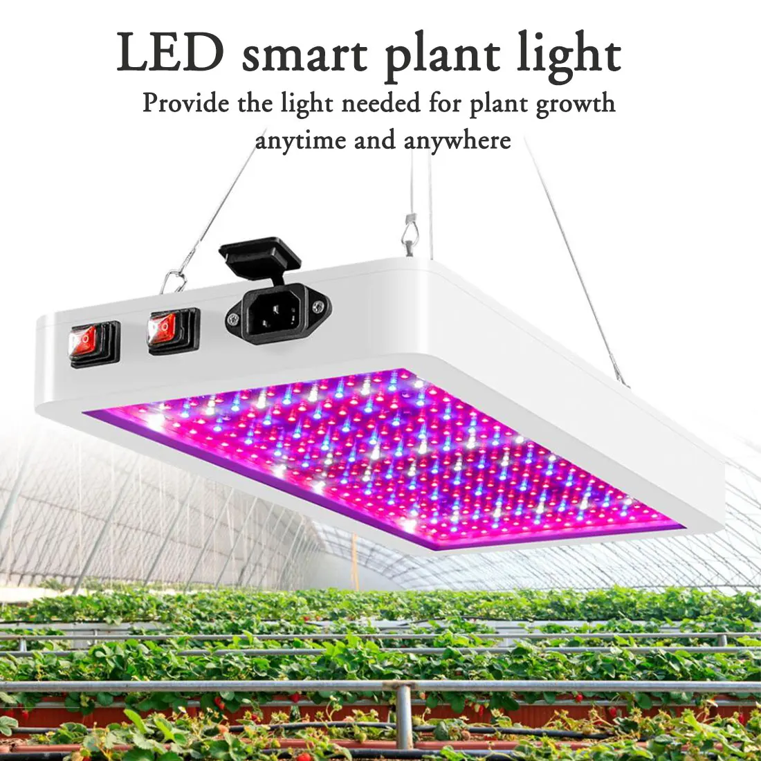 Grow Lights led Plant Growing Lamps with Dual Switch Intelligent Full Spectrum Dimmable 312 LED Grow Lamp
