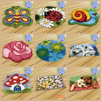 Flower Latch Hook Carpet Kit 1