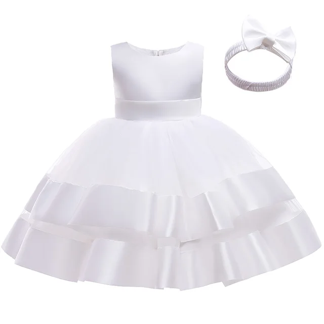 Flower Vintage Embroidery Baby Girls Dress Opening Ceremony Clothing Tutu Party Elegant Wear Girls Princess Dress Kids Vestidos 2