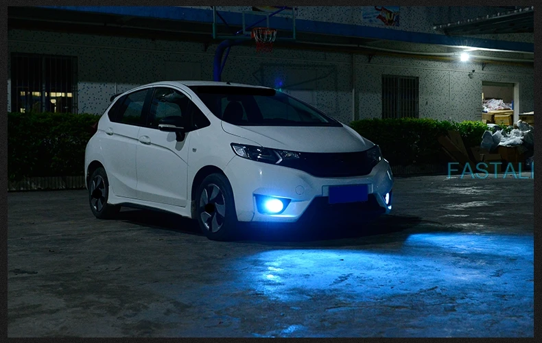 Для Honda FIT JAZZ- светодиодный светильник, противотуманный светильник, светильник на передний бампер, лампа, эффективное охлаждение, украшение автомобиля