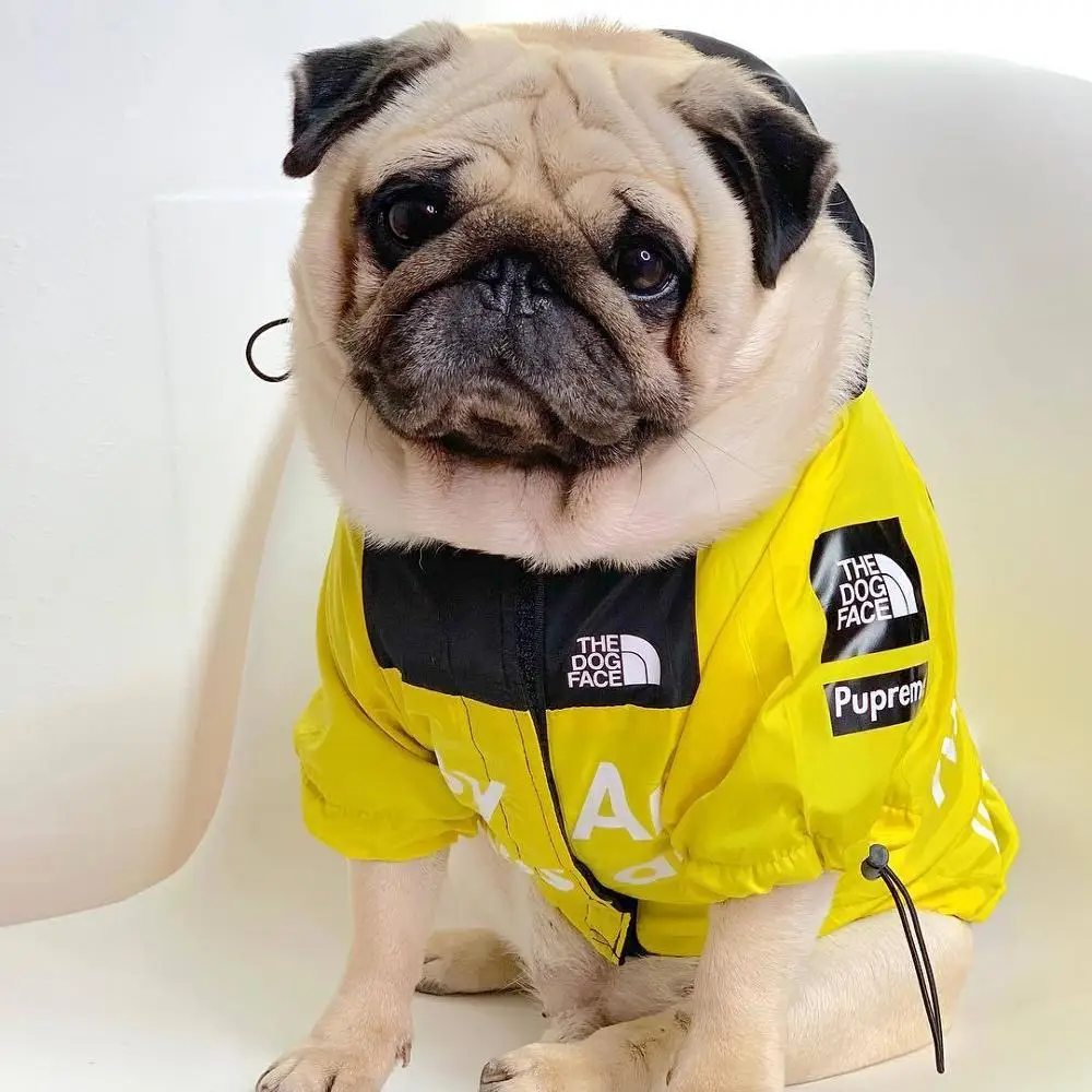 

Fashion Dog Jackets Hoodie Pet Dog Clothes For Dogs Trench Coat Cotton Ropa Perro French Bulldog Clothing For Dog Pets Clothing