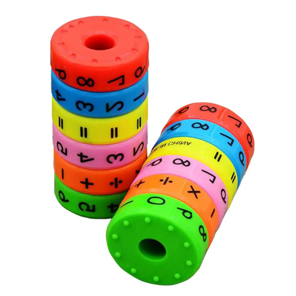 1Set Axis Magnetic Mathematics Digital Learning Educational Toys Puzzle Cube Magic Intelligence Arithmetic Math For Kids Toys