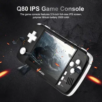 

Q80 Game Console Handheld Retro Video Game Machine with 3.5 inch IPS Screen