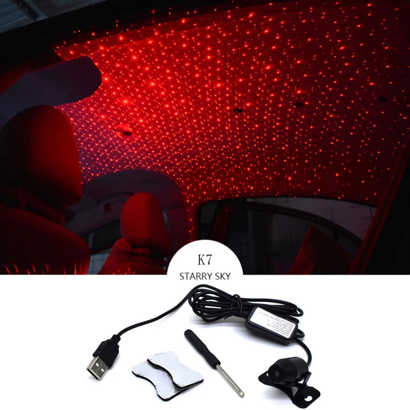 

Auto Roof To Highlight Lively Scene USB Starry Meteor Dream Rotating Projection Ambient Light for Party Grand Event Night Room