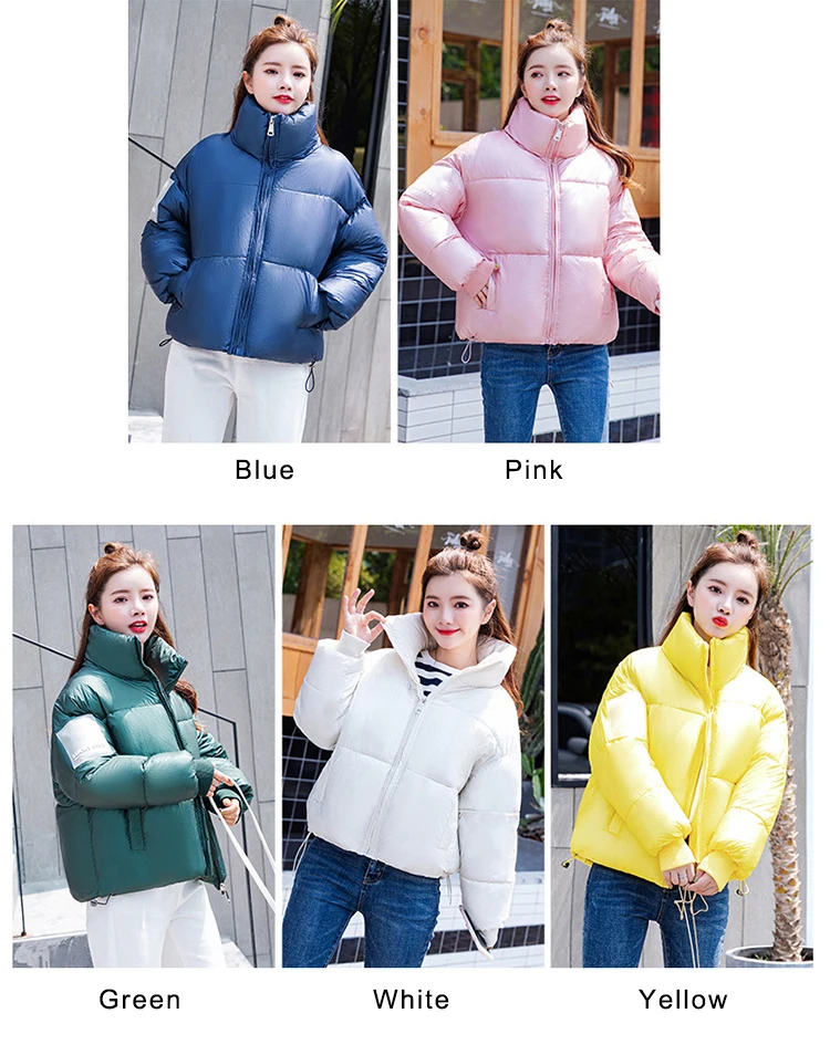 Легкая женская зимняя парка женские куртки с хлопковой подкладкой 2019 Новое поступление Модное теплое плотное повседневное женское пальто