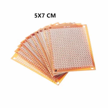 

200Pcs 5x7 cm new Prototype Paper Copper PCB Universal Experiment Matrix Circuit Board