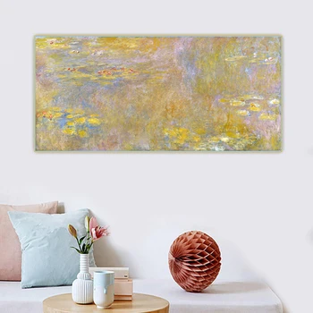 

Citon Claude monet《Water-Lilies,1916》Canvas Art Oil Painting Artwork Poster Picture Wall Background Decor Home indoor Decoration