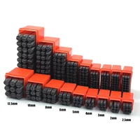 Набор штампов для букв и цифр, закаленная сталь, металл, дерево, кожа, стальной пробойник, алфавит, буквенный номер, инструмент, кожаный штамп для рукоделия — изображение 5