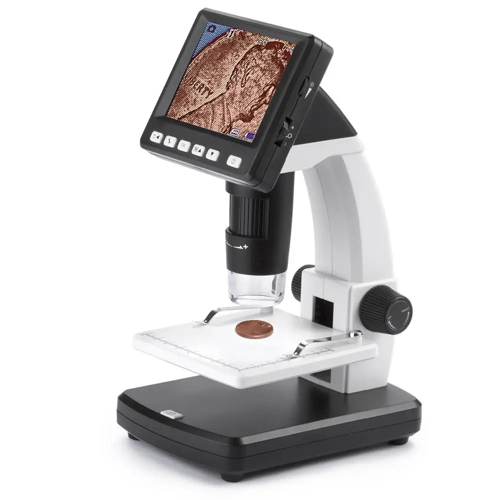 

UM038 5MP HD 3.5-Inch LCD USB Connection Multifunctional Desktop Digital Microscope Camera Recorder For Insects Observation