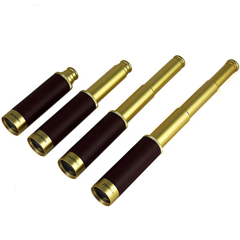 Telescopio Monoculare Royal Navy 25 X30 Telescopio Pirata Tascabile Ad Alta Potenza Portatile Captain Vision