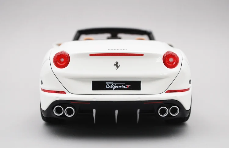 JZ) Bburago, 1/18, 1:18, Ferrari California T, спортивный гоночный открытый автомобиль, литье под давлением, модель, игрушка на день рождения для детей, мальчиков и девочек