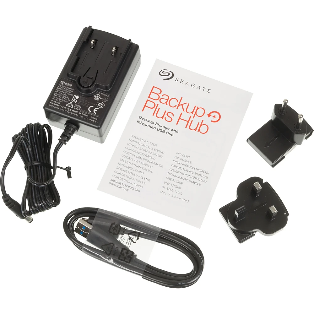 Жесткий диск Seagate Original USB 3.0 6Tb STEL6000200 Backup Plus Hub 3.5" черный