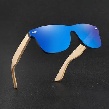 

2019 Fashion Bamboo Sunglasses Men Wooden Driver Goggles Brand Designer For Men/Women Oculos de sol masculino
