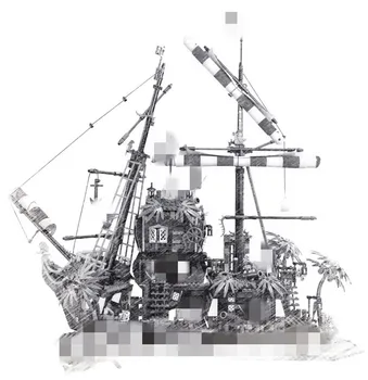 

698998 Ideas Pirates Of Barracuda Bay Model Compatible 21322 Ship Blocks Bricks Blocks Toys Kids Birthday GiftS