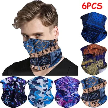 

6pcs Movie Venom Anime Hoodie Skull Seamless Balaclava Magic Scarf Heaewear Outdoor Sports Bandanas Cycling Hiking Mask Neck